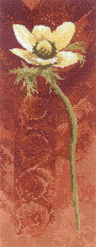 Anenome cross stitch kit