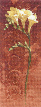 Cross stitch freesia kit