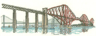 Forth Bridges cross stitch kit