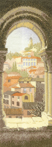 Spanish Arch counted cross stitch