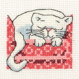 Cross stitch cozy cat