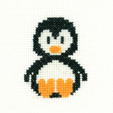 Cross stitch penguin