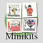 Cross stitch MiniKits for beginners