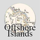Counted cross stitch maps - Offshore Islands