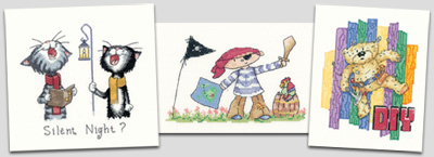 New cross stitch kits from Heritage Crafts