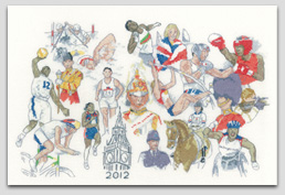 2012 by Malcolm Greensmith, featuring sporting and London scenes and images