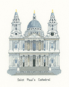St Paul's Cathedral cross stitch kit