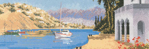 Mediterranean Harbour cross stitch kit