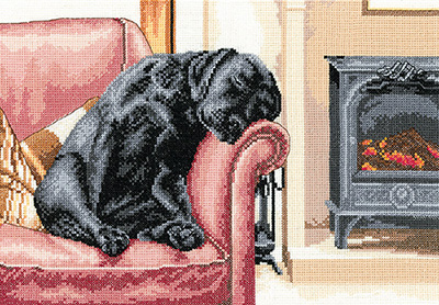 After the Walk Cross Stitch by Villager Jim