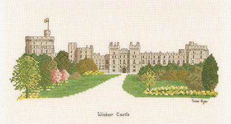 Windsor Castle cross stitch kit