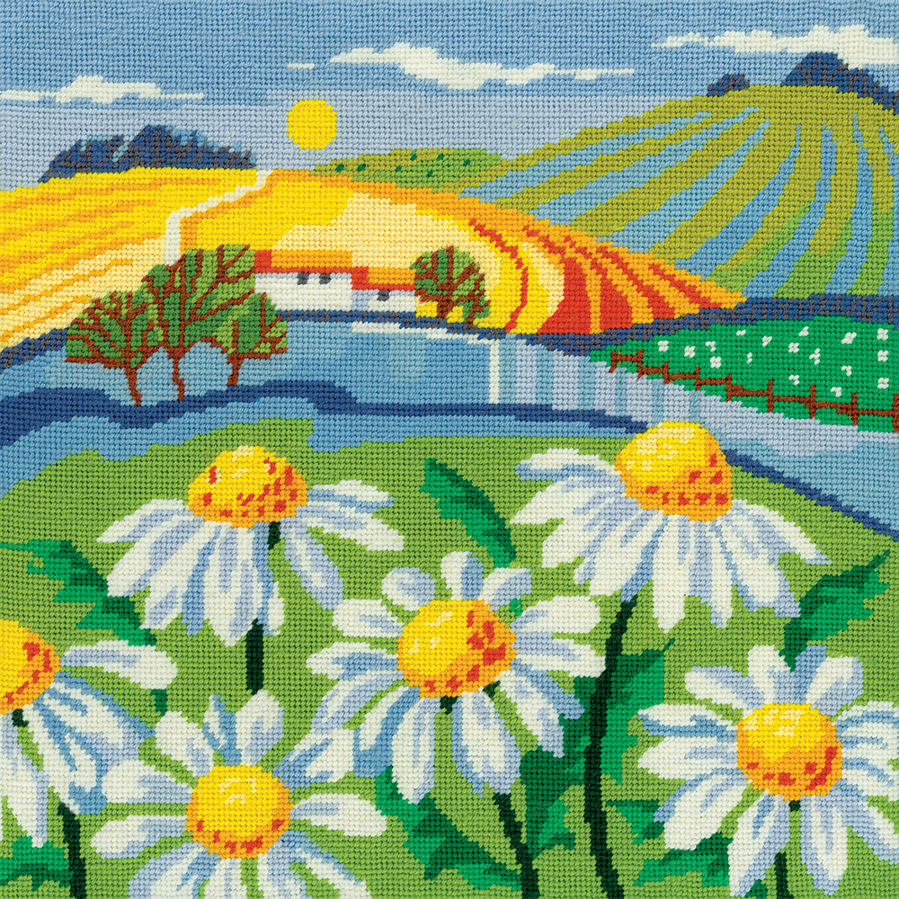 Daisy Landscape tapestry kit