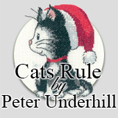 Cats Rule! Cross stitch designs by Peter Underhill