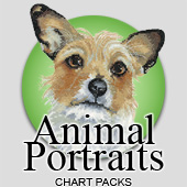 Animal Portraits cross stitch charts