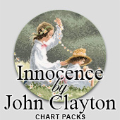 Innocence cross stitch by John Clayton