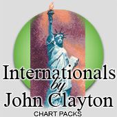 Internationals in cross stitch by John Clayton