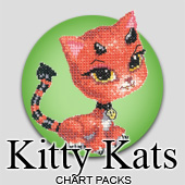 Kitty Kat cross stitch by James Ryman