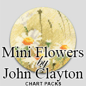 John Clayton Mini Flowers cross stitch charts