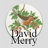 Cross stitch birds by David Merry