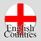 Counted cross stitch maps - English Counties