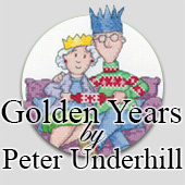 Golden Years cross stitch designs by Peter Underhill