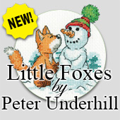 Little Foxes Cross Stitch Designs by Peter Underhill