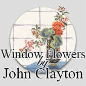 Heritage Crafts cross stitch kits - window flowers