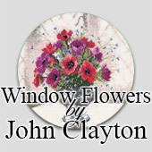 Heritage Crafts cross stitch kits - window flowers